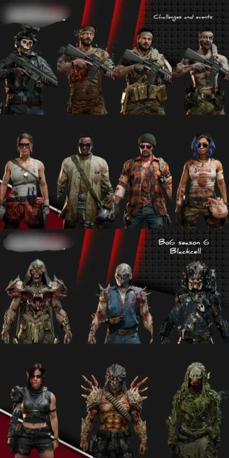 Warzone 4 - ALL Platform - Level 41 - Main Guns Level Up - BO6,BO7 Vault Edition Operators - 5 Event Camo - 1662