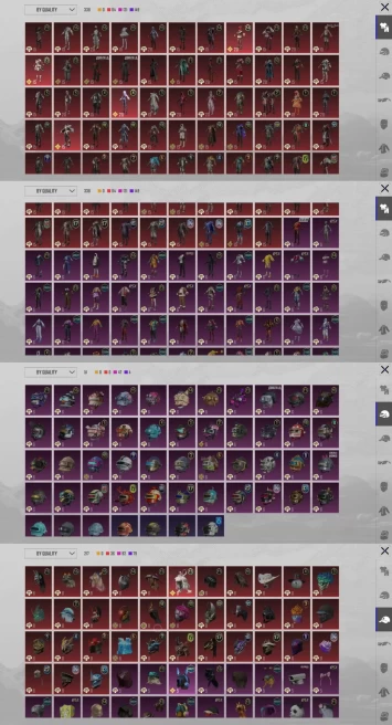 IOS Android - Level 83 - Set S2 Full - Helmet Glacier - 2 Set Godzilla - 9 Guns Kill massage - 23 Guns Upgrade - 1667