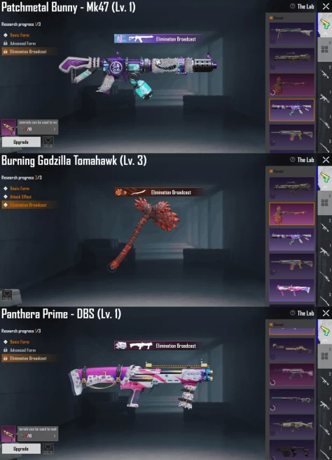 IOS Android - Level 77 - 2 Set Godzilla - Helmet Glacier - 11Guns Upgrade - Mask S2 - M24 Killer Tune Level 4 - 1668