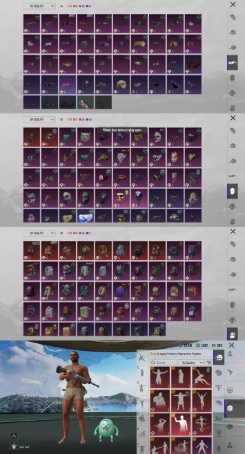 IOS Android - Level 77 - M416 Roaring Lvl 6 - M416 Crimson Skyblade Lvl 1 - 8 Guns Kill message - 3 Set Oltemate - 1670
