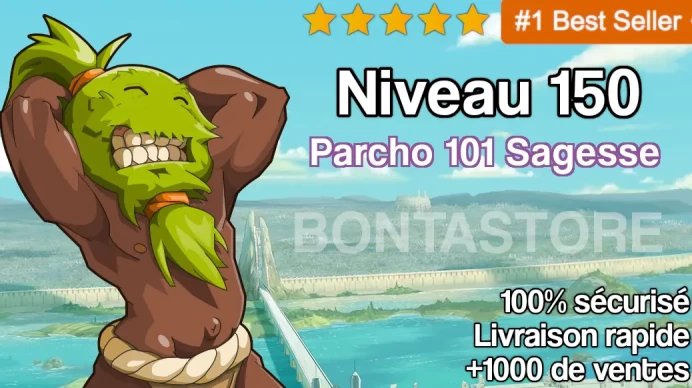 Sadida 150 - Parcho +101 Sagesse - Boune - 100% sécurisé