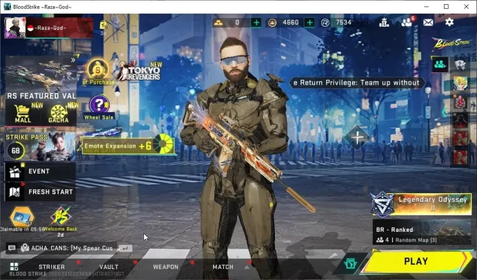 ASIA|2 Collab Tokyo Revengers(Jack-Takemichi,MCX-The Worst Future),4 Legendary(M4A1,AK47,Kala,Spear)|NetEase|Check SS|(BLS4715)
