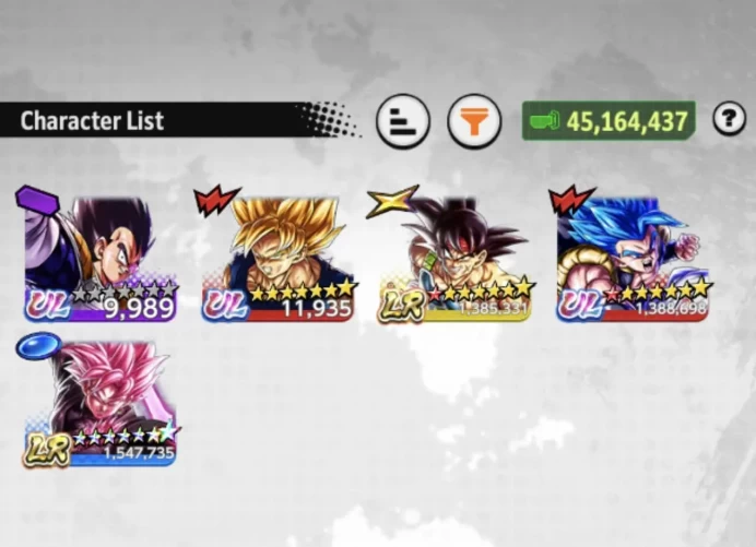 B186-IOS+Android-Meta-UL Gogeta Blue v2+LR(Black Full Star+Bardock)+Good Equipmen+Nice Zenkai+LF Goku Black Full Star+Zamasu Zenkai 13 Red Star+