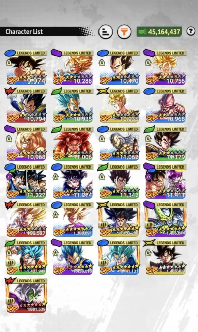B186-IOS+Android-Meta-UL Gogeta Blue v2+LR(Black Full Star+Bardock)+Good Equipmen+Nice Zenkai+LF Goku Black Full Star+Zamasu Zenkai 13 Red Star+