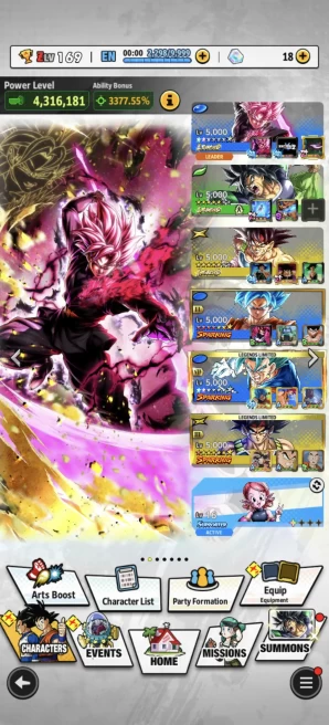 B185-IOS+Android-Meta-3 LR(Goku Black Full Red Star+Broly+Bardock)+19 Legends+Good Equipment+Good Team+13 Zenkai+Meta Cooler+Janemba+Zamasu Zenk