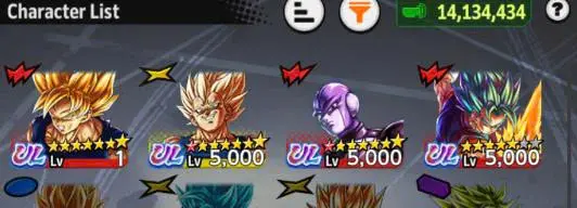 B182-IOS+Android-4 UL(Vegito+Hit+Majin Vegeta)+Equipment+Story Fram CC+SS4 Goku Zenkai+SS Gohan Zenkai+Bardock+Trunks+Zamasu