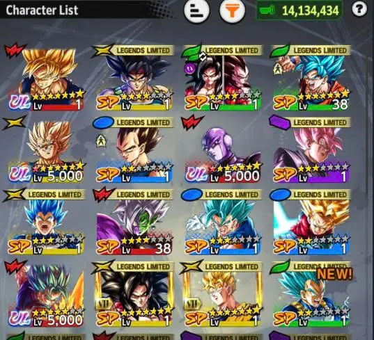 B182-IOS+Android-4 UL(Vegito+Hit+Majin Vegeta)+Equipment+Story Fram CC+SS4 Goku Zenkai+SS Gohan Zenkai+Bardock+Trunks+Zamasu