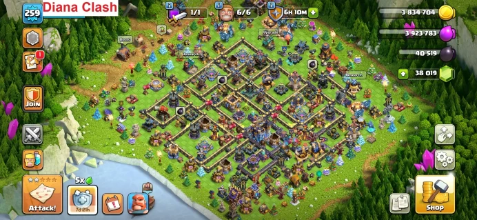 TH18-XP259-38K GEM-5 Hero Max-Free Name Change-2001 Raid Medals-453 League Medals-2 Epic Max Equipment-Lifetime Warranty-Immediate Delivery