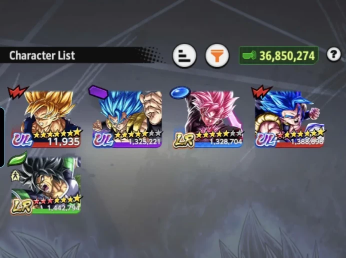 B208-IOS+Android-Meta-LR(Goku Black and Equipment+Broly)+UL(Gogeta v1+Gogeta v2)+30 Legend+Good Equipment+Nappa+Janemba+Vegito Green+SS2 Goku+An