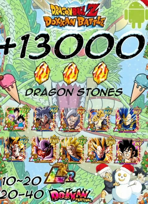 [+13000-14000 DS] [PROMOTION]Dragon Ball Z Dokkan Battle GLOBAL [ANDROID]
