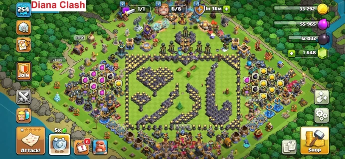 TH18-XP254-2 Hero Max-134 Wall Max-5 Epic Equipment Max-192 League Medals-Lifetime Warranty-Immediate Delivery