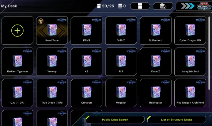AC471-Lv22-20 Deck (Kewl-K9VS-Radiant-Doom-RB-DDD-Yummy-Etc)-Competitive deck