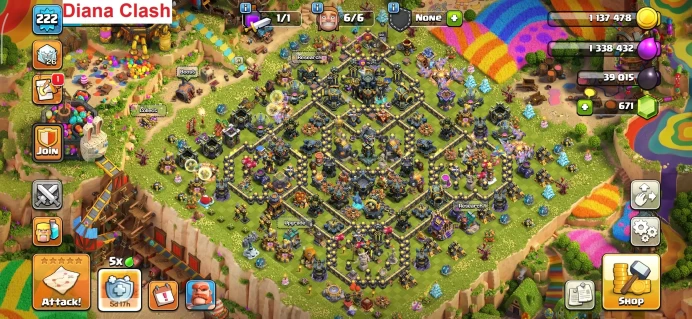 TH18-XP222-3 Hero Max-221 Wall Max-1 Skin Map-11 Hero Skin-3597 Raid Medal-Lifetime Warranty-Immediate Delivery