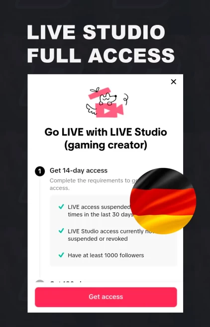 [Instant Delivery] Germany | Live Studio | Full Access