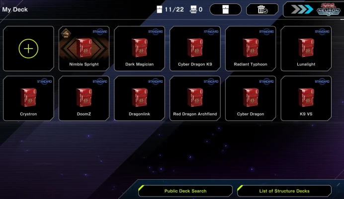 AC475-Lv18-11 Deck (K9 VS-Radiant Typhoon-Doomz-Spright-Lunalight-Cryston-Dragon Link-Etc)-Gems 2163