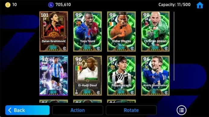 Android|PW 3161|Zlatan Ibrahimovic BigTime,Yaya Toure Epic,Christian Abbiati Epic etc||2026|Check SS EFB1574B