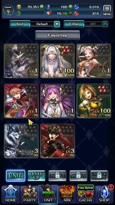 GLOBAL|Rank 9|Top Tier Unit [Telestio God of Ruin,Goddess Lilaha,Etc]|7 SSR Ark|Code Only|LC1316