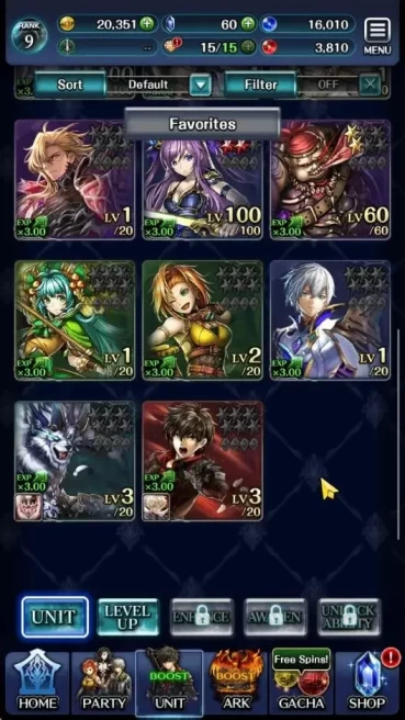 GLOBAL|Rank 9|Top Tier Unit [Telestio God of Ruin,Ascended Roland,Goddess Lilaha,Etc]|2 UR 6 SSR Ark|Code Only|LC1314