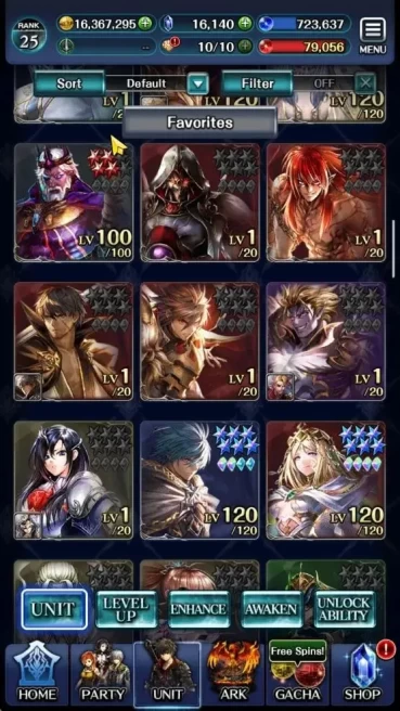 GLOBAL|Rank 25|Top Tier Unit[SM Sera,SS Lenius,Arkh KoD,EG Seadrael,Telestio,Lonardo,A Roland,Etc]| 10 UR 1 LR Ark|Code|LC1308