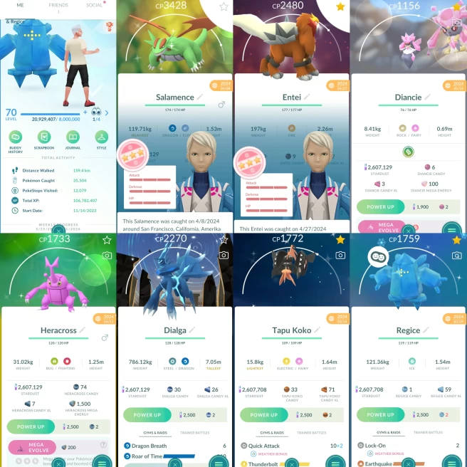 2296 Level 70 Entei100 SHUNDO Salamence Shiny Mega Heracross Shiny: Sylveon, Tapu Lele, Tapu Koko, Regice