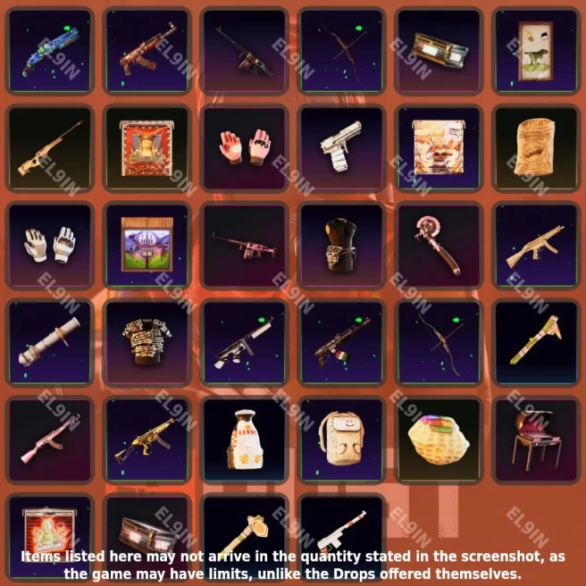 • Rust • Twitch Drops • Rust Rivals General Drops [Total 34 Items]