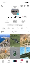 USA Monetized Account/ 60K Real Followers+680K Real Likes/ Creator Rewards Program Activated/ Live Stream/ Full Access