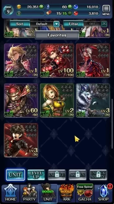 GLOBAL|Rank 9|Top Tier Unit[Demon Lord Judecca-Samekh,Ascended Roland,Goddess Lilaha]| 1 UR 6 SSR Ark|Code|LC1310