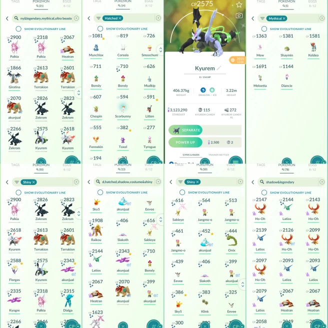 2324 Level 54 Eternatus Rayquaza100 Dialga100 Lugia100 x2 Coin x3351 Shundo Mesprit