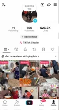 Instanly Delivery/ Monetized 74K Real Followers+523K Real Likes Account/ Creator Rewards Program Activated/ Full Access