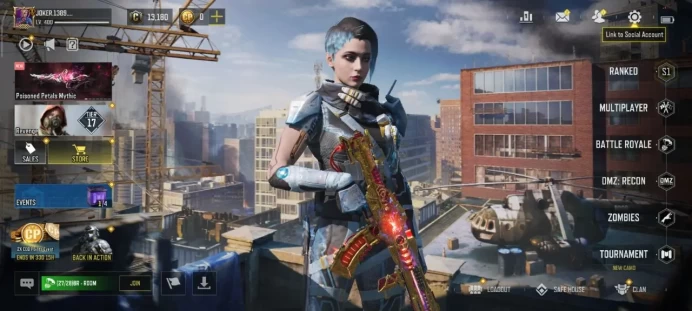 LEVEL 400 { INSTANT DELIVERY }{ 1 Gun Mythic } { 8 Gun legendary } { 173 Gun epics } { 75 Skins } { 35 Dance } { 10 Battle Pass }Only Activision
