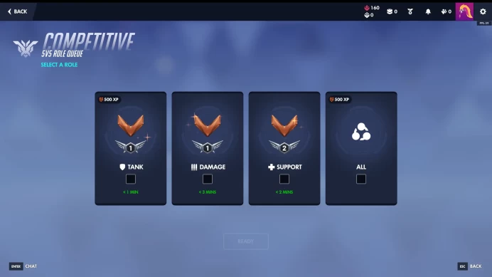  Triple Bronze All roles | bronze Tank 1  - bronze support 2 - bronze damage 1 ( dps ) | Free Name change