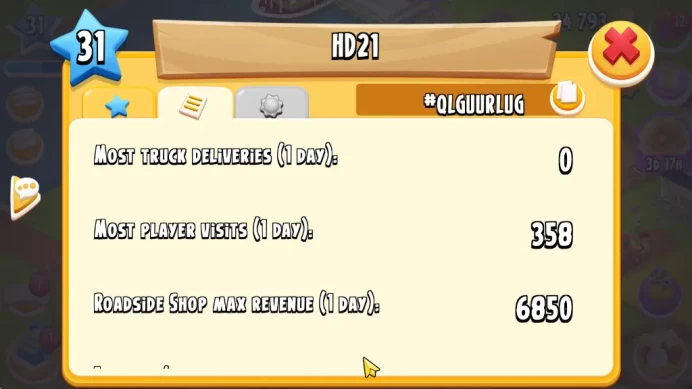 Lvl 33 | Barn Storage 1050 - Silo Storage 525 | 24k Coins - 14 DM | CFN ON | Supercel ID | HYD739