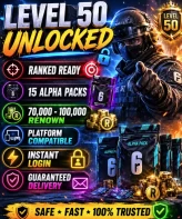 [R6S PC/XBOX/PSN ]Level 50 Unlocked  Ranked Ready  15 Alpha Packs  70,000-100,000 Renown  Platform Compatible  Instant Login 