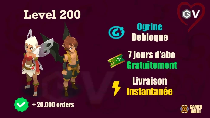 Orukam Eniripsa Niveau 200 Livraison instantanée Niveau 200 - LVL 200 - Compte UP à la main