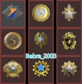 CS2 Prime 2259 hours+9Medals(2016-2017-2018-2020-2023 Service Medal/Premier Season One Medal/5Y/Loyalty Badge/Global Off Badge)