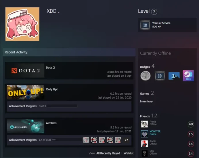 Dota 2 3686 hours-Ready For Ranked-(8000 behavior)