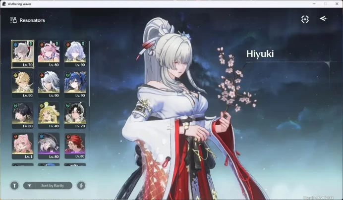 SEA|UL75 |Rank8| 6x 5* CharLimit (Mornnye,Luck,Galbrena)+Sign, Hiyuki,Denia,Luno|MC Female|TakeMail WW033B
