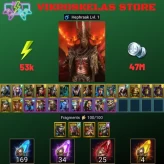 Starter with Hephraak + Shards : 169 Ancient, 34 Void, 25 Primal, 4 Sacred | Ninja + 18 Login Legendary | Mine max