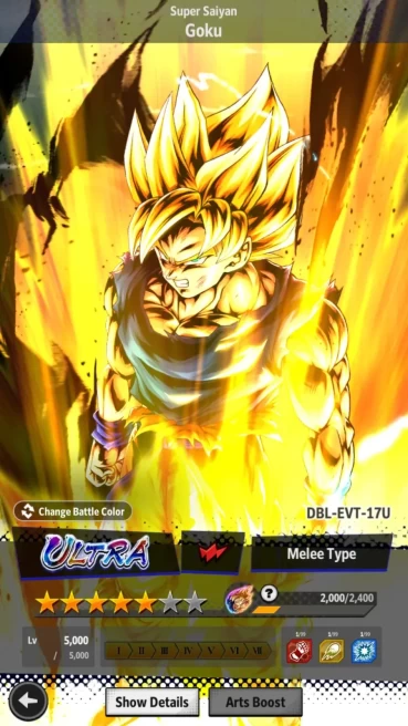 Android | Lvl 145 | 9.1M Total Power| 6.2K CC| 1 LR| 1 UL| UL Super Saiyan Goku| LR SV Goku Black | LogBandai Check SS DBL789B