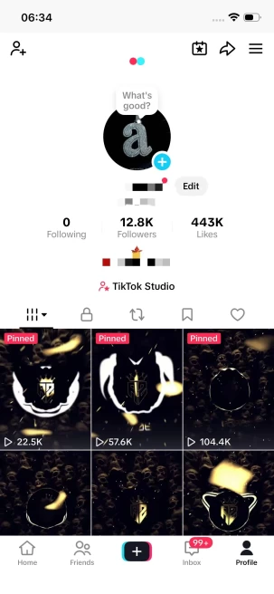 Instanly Delivery/ Monetized 12K Real Followers+440K Real Likes Account/ Creator Rewards Program Activated/ Full Access
