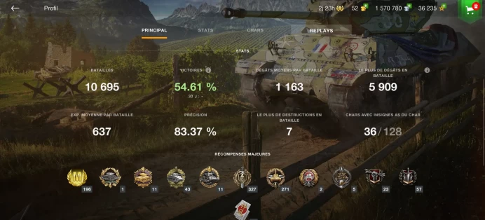 [Code A315] 10 Tank Premium + 3 Top Tank / Server Europe / No acces mail
