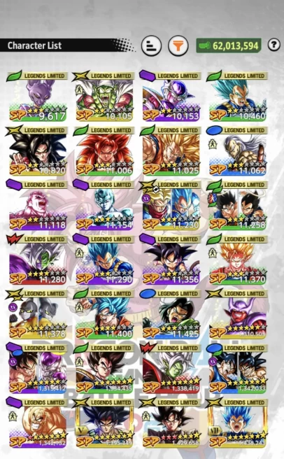 B210-IOS+Android-Meta-3 LR(Goku Black+Broly+Bardock)+3 UL(Gogeta v2+Goku Uis+Vegito)+28 Legends+Good Equi+LF Black 11 Red Star+Zamasu Red+Janemb