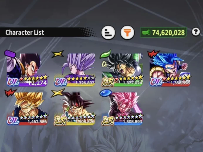 B212-IOS+Android-Meta-3 LR(Black Full+Bardock Full+Broly)+4 UL(Gogeta v2)+43 Legends+Vip Equipment+Good Zenkai+Team Meta PVP+LF Goku Black+Zamas