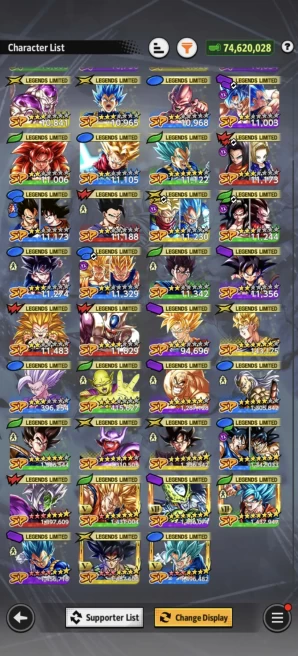 B212-IOS+Android-Meta-3 LR(Black Full+Bardock Full+Broly)+4 UL(Gogeta v2)+43 Legends+Vip Equipment+Good Zenkai+Team Meta PVP+LF Goku Black+Zamas