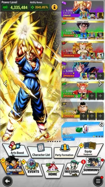 B214-IOS+Android-LR Super Vegito Full Red Star+Good Equipment+LF Vegito Gree Full Star+Gotenks 13 Red Star+SS2 Goku