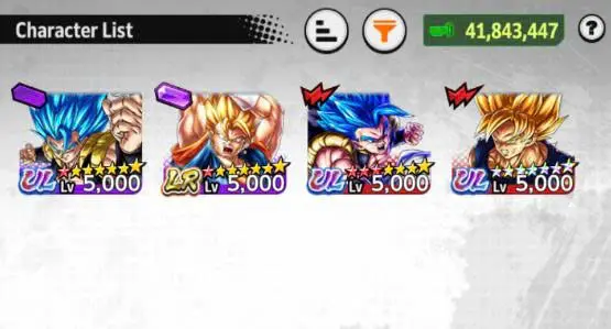 B215-IOS+Android-UL(Gogeta v2 10 Red Star+Gogeta v1 Red Star)+LR Super Vegito+22 Legends Limited+Good Equipment+Fusions+Vegito Green+SS2 Goku+Go