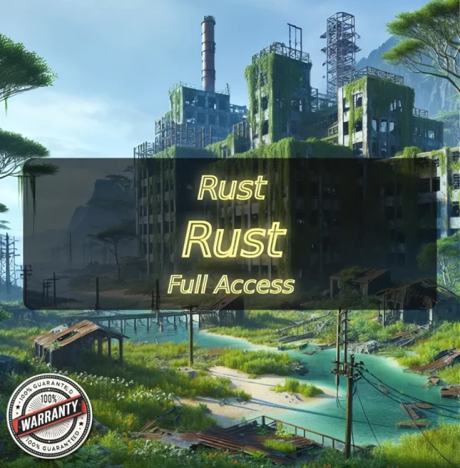 FRESH RUST Account 2000+ Hours | REGION FREE #LOT-138609