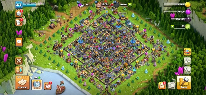 Town hall 18 Xp 273,5 Hero max, 4 equipment epic max, C6361