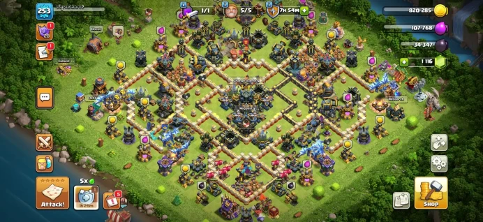 Town hall 17 Xp 253, 9 equipment epic, C6363