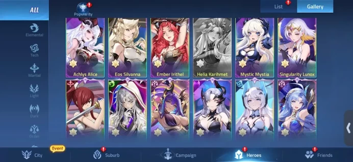 MLA714: All Platform - Lv 561 - Vip 11 - SV 70320 - Power 21545M - 110 Awakened - 19 Skins Epic - 15 UR - 32K Gems - 1 Skin legend (1200 skin me